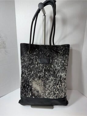 House of Wolves Premium Leather Light Brindle Bag real fur